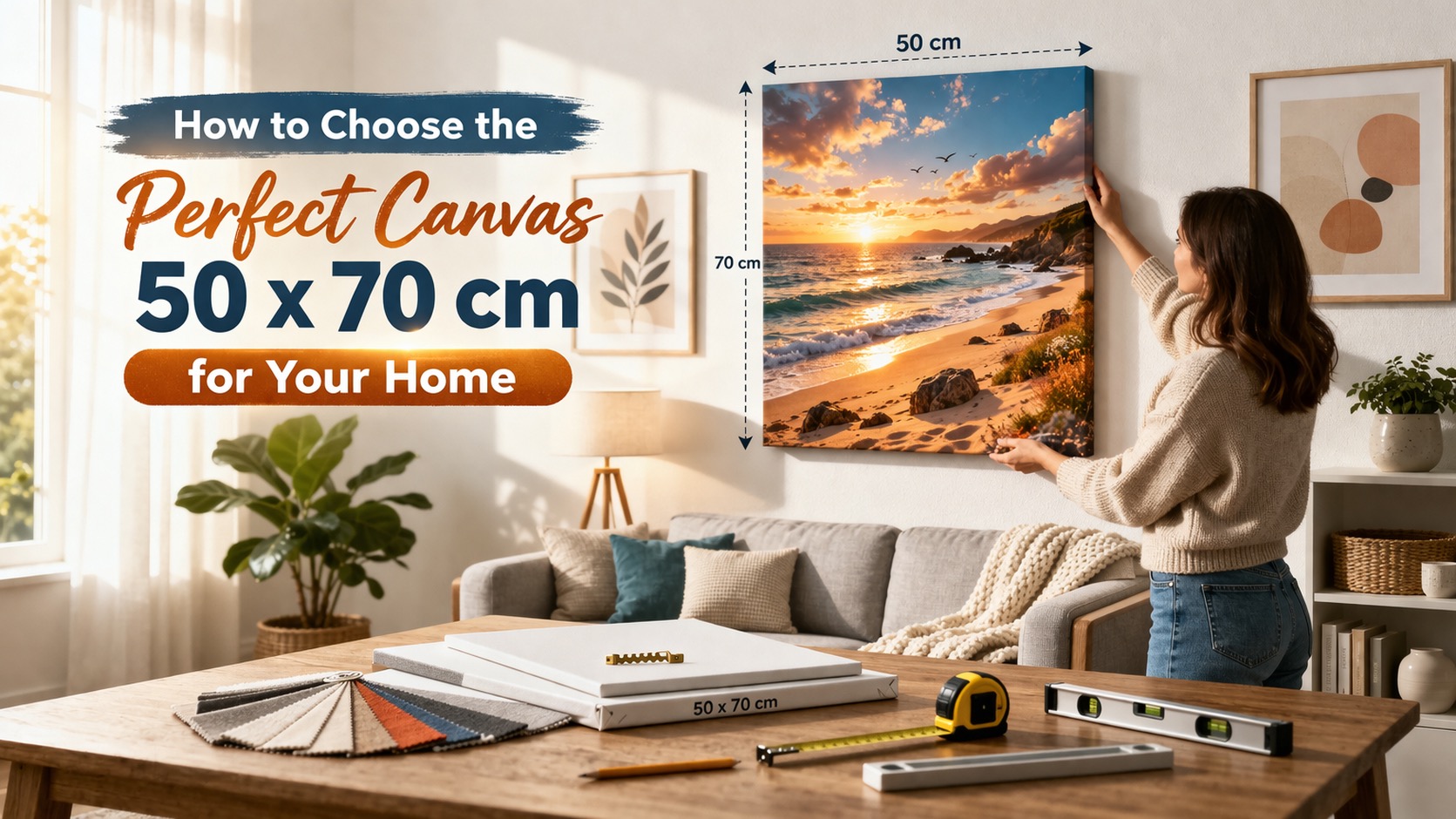 How to Choose the Perfect 50x70 cm Canvas for Your Home