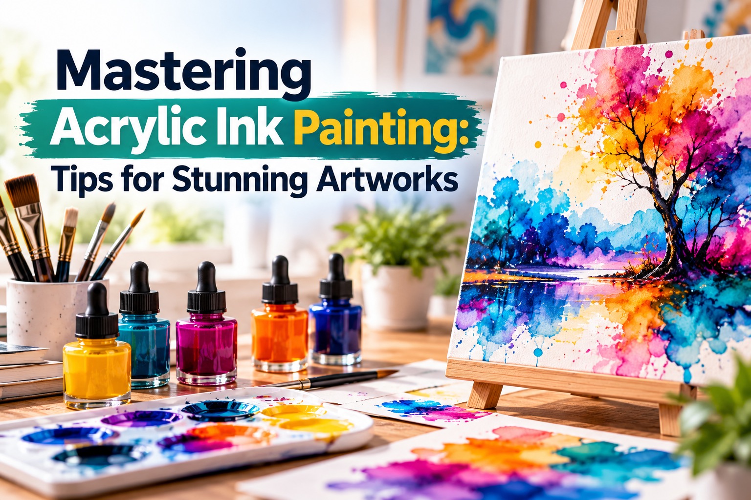 Mastering Acrylic Ink Painting (1)